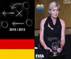 Puzzle Προπονητής της έτος 2013 FIFA για το γυναικείο ποδόσφαιρο νικητής Silvia Neid